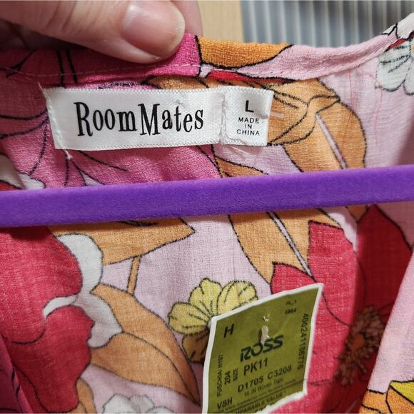 NWT Floral Retro Cover-Up, Large - Picture 4 of 9